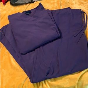 Purple scrub set